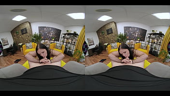 Sexy bbw big tits chubby brunette goes feral for cock naughty girl titjob & cowgirl riding vr porn