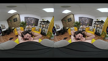 Sexy bbw big tits chubby brunette goes feral for cock naughty girl titjob & cowgirl riding vr porn