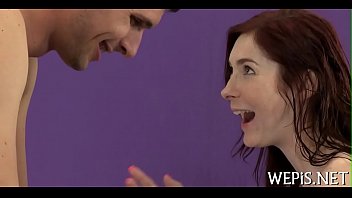 Naughty gal is pissing on cam