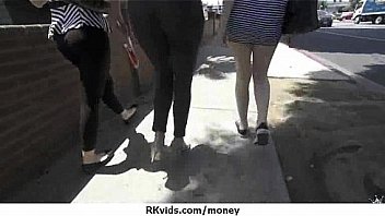 Amateur chick takes money for a fuck 15