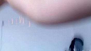 Young girl sucking boyfriend on webcam very horny