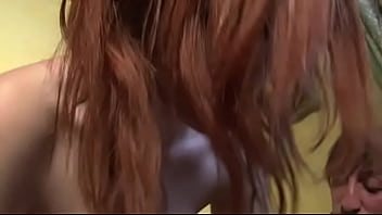 Hot red head loves taking it up the ass