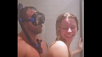 The hottest shower sex you're ever gonna see features joinersamanthax