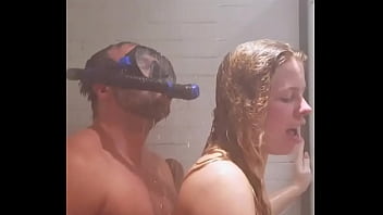 The hottest shower sex you're ever gonna see features joinersamanthax