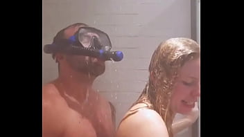 The hottest shower sex you're ever gonna see features joinersamanthax