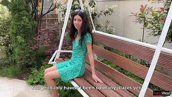 Hottie lost the game and had to walk with cum on her face cumwalk