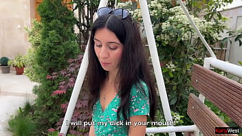 Hottie lost the game and had to walk with cum on her face cumwalk