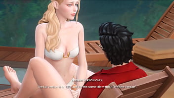 Harry fucks fleur in their honeymoon