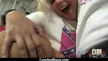 Big booty ebony gangbanged by white dudes 3