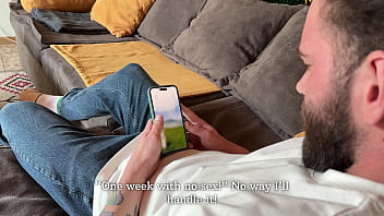 Wife get jealous to ai bot but get arouse and get cum on her ass