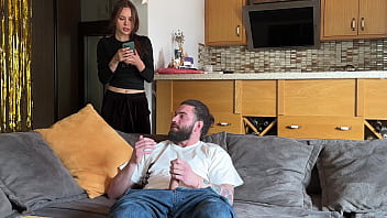 Wife get jealous to ai bot but get arouse and get cum on her ass