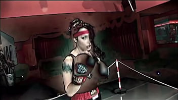 Lesbian fight with fisting for these 2 horny sluts