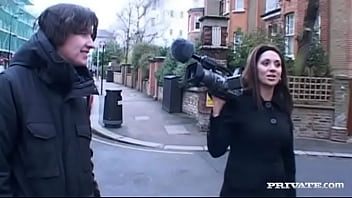 Sexy student jessica love plays with toys before sucking a real dick