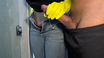 The hotel maid caught me masturbating and decided to help me she gave me her pussy but didn't let me fuck her ass