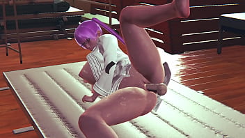 Fuck a girl's big booty at sambo practice