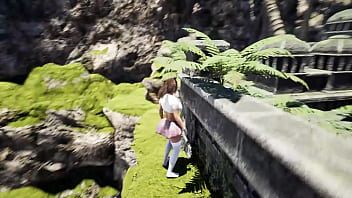 Every dick on this island is obliged to visit lara croft's pussy game hentai 3d