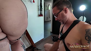 Toujours a l'ile des plaisir je profite de la croix de saint andrée pour me faire défoncé le cul par mon mec