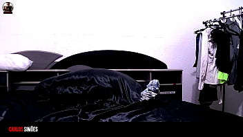 The masked figure strikes again with its anal dildo