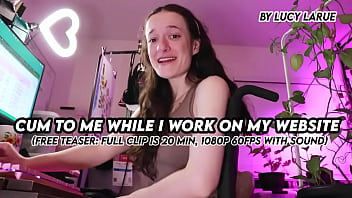 Cum To Me While I Work On My Website thumbnail