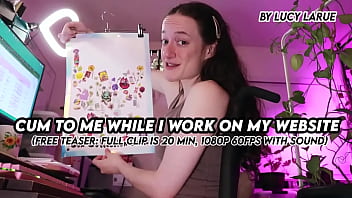 Cum To Me While I Work On My Website thumbnail