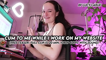 Cum to me while i work on my website