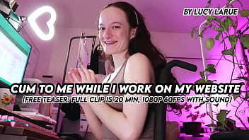 Cum to me while i work on my website