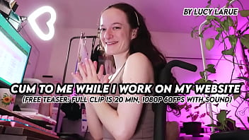 Cum to me while i work on my website