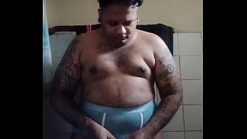 Brij Blue Undies Wanking & Cumming thumbnail