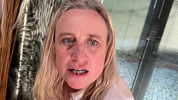 Self made video with closeups of my hot big prolapse pussy