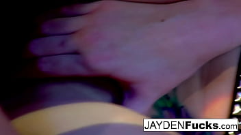 Busty babes share a hard cock