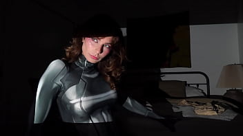 Modeling In My Tight And Sexy Superhero Costume thumbnail