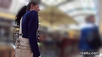 Czech teen gets seduced in the supermarket and pounded in pov