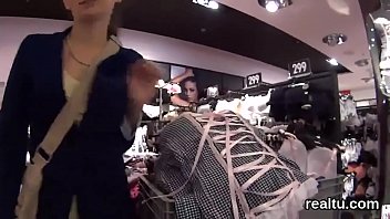 Czech teen gets seduced in the supermarket and pounded in pov