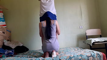 When my boyfriend was at work i licked his stepmother's pussy