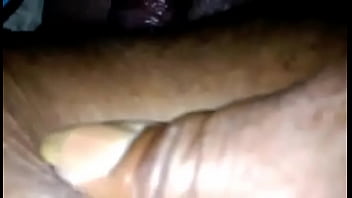 Slow stroking up close