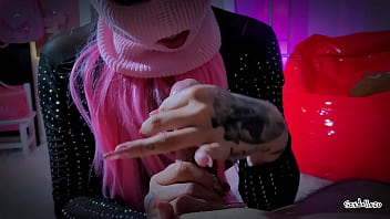 Bandit whore girlfriend milking with massage until the last drop