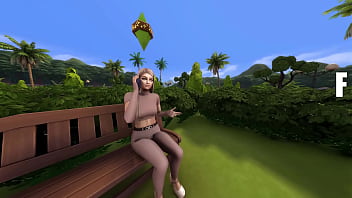Sims 4 Подцепил красотку и выебал ее