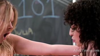 Tiny and petite cheerleaders put aside differences for an orgasms coco lovelock pixie smalls