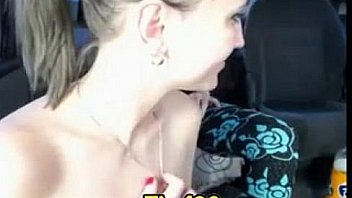 Horny russian chick on hidden cam