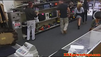 Busty amateur pawnees trio with pawnbroker