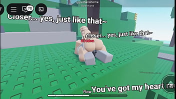 Thrusting inside her in roblox