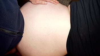 The fat ass of the secretary and the tiny dick close up of the perspective camera