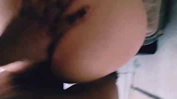 I let my roommate cum inside my tight pussy huge ass gets fucked