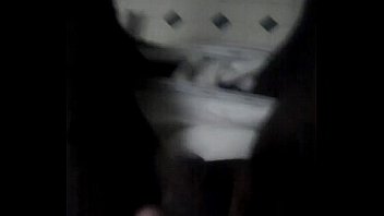 Masturbation in bathroom