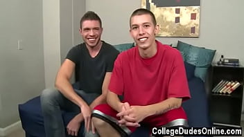 Hot Gay Sex Marco Releases And Sam Lies Down On The Bed Getting His thumbnail