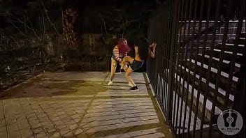 Halloween 2025 innocent latina caught for oral sex pussy playing