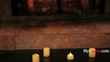 Petite and tall milf performs sex demon summoning ritual for a hard fuck