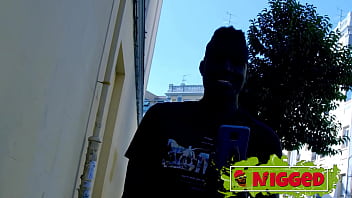 A beautiful young woman goes on a blind date enters a dark room and fucks two black guys inna black's interracial threesome in nigged