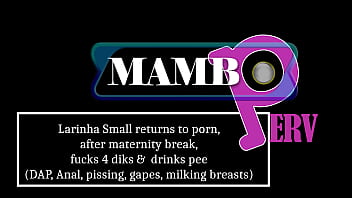 Larinha Small Returns To Porn After Maternity Break Fucks 4 Dicks & Drinks Pee Dap Anal Pissing Gapes Milking Breasts Bbc Ob467 thumbnail