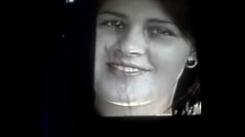 Jizz blasted face 013